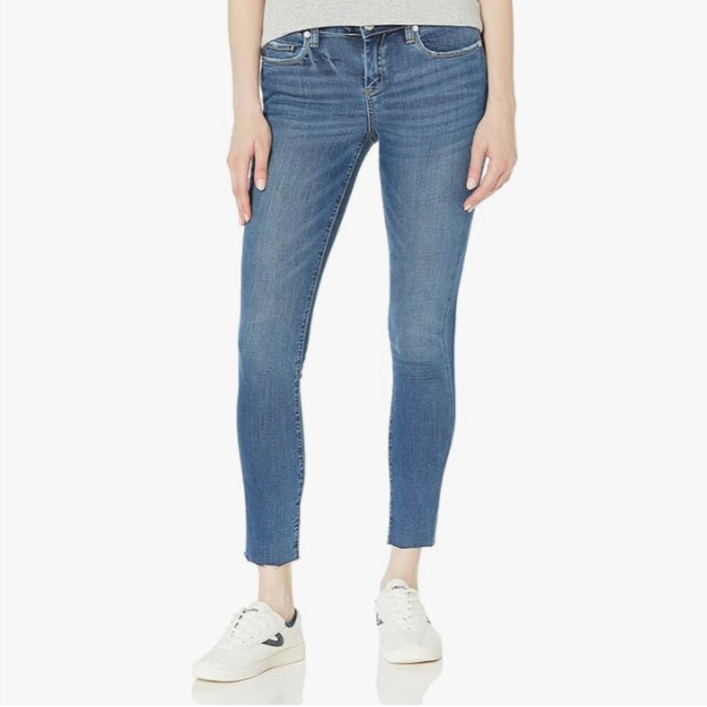 Blank NYC High Rise The Reade Crop Raw Hem Jeans